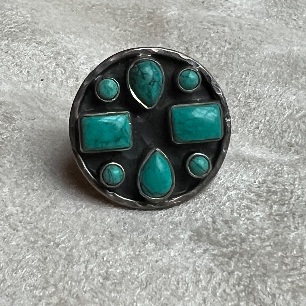 Fancy Turquoise Ring - image 3
